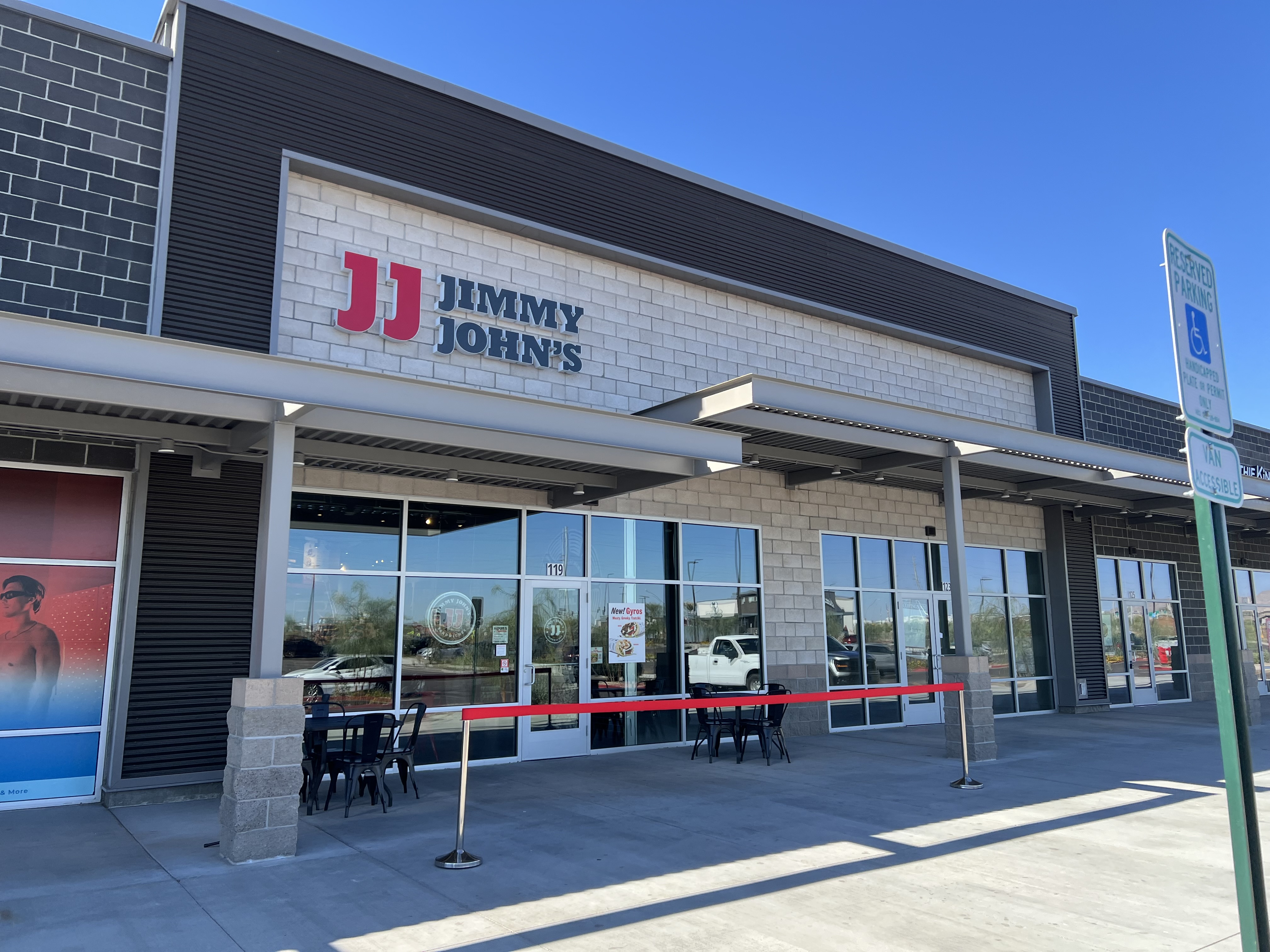 Jimmy John's storefront exterior, Peoria, AZ