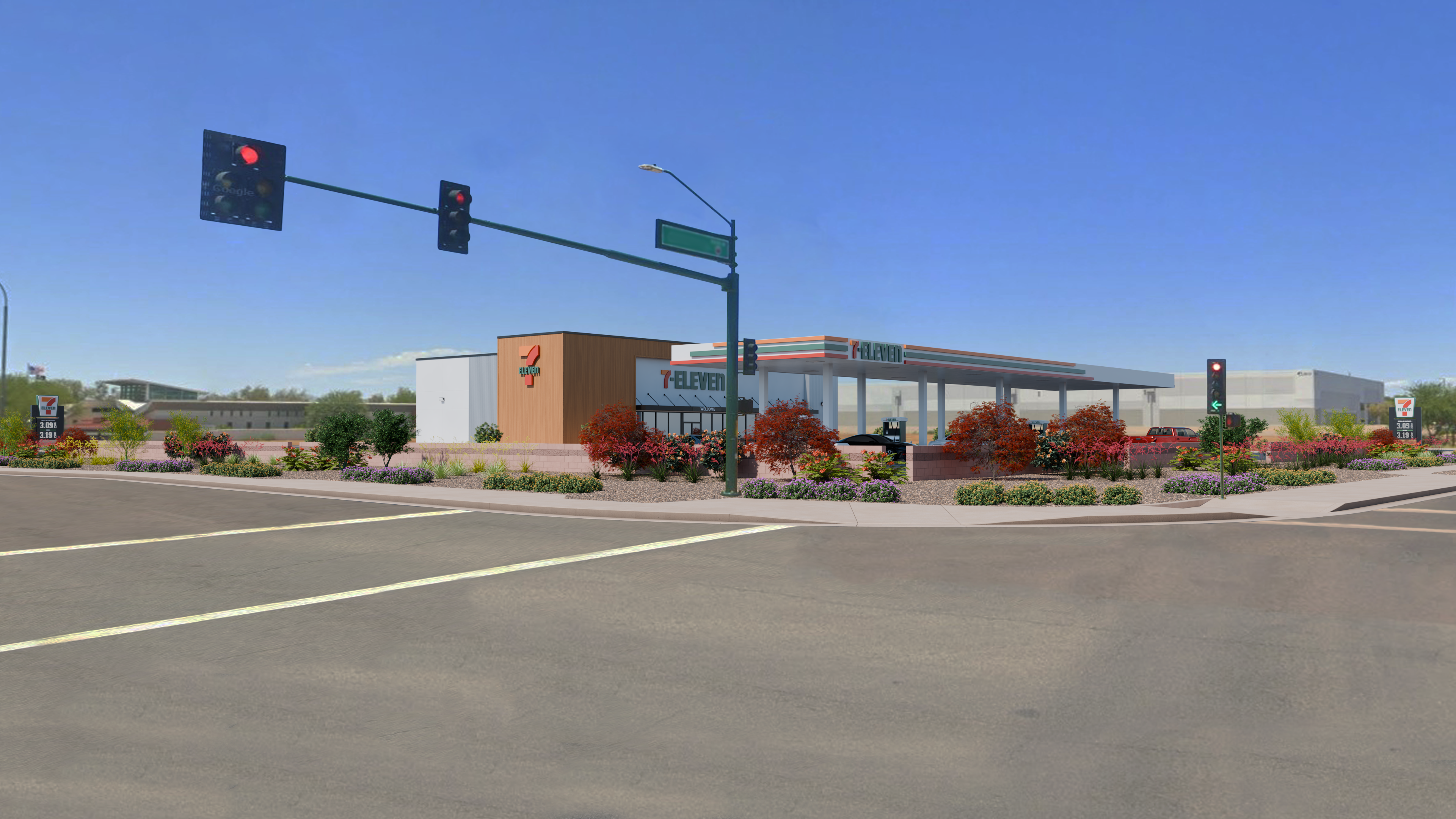 7-Eleven visualization rendering